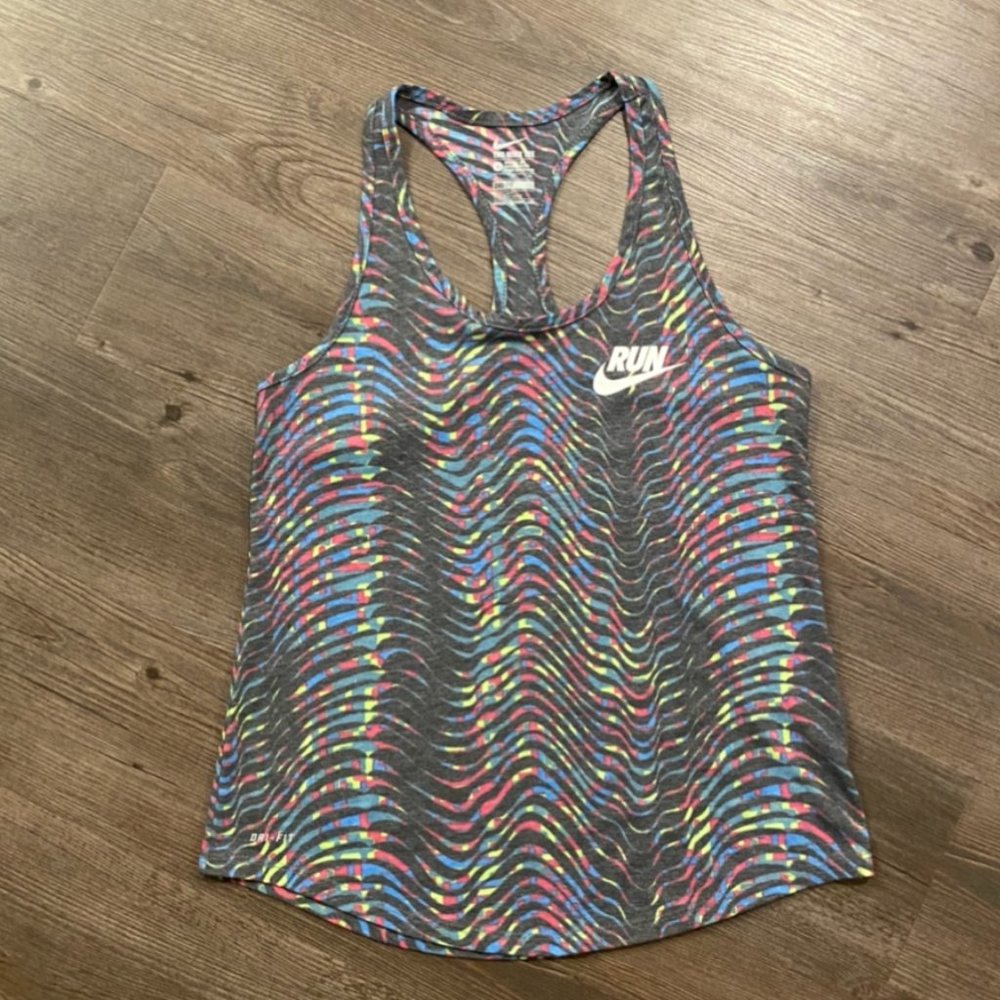 Nike Run Printed Flow Racerback Tank